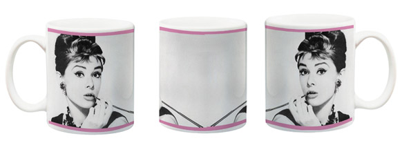 taza sublimada audrey herpburn