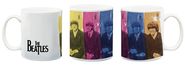 taza sublimada con la imagen de los beatles the beatles