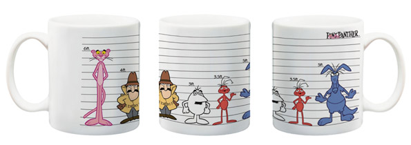 taza sublimada con imagen de la pantera rosa